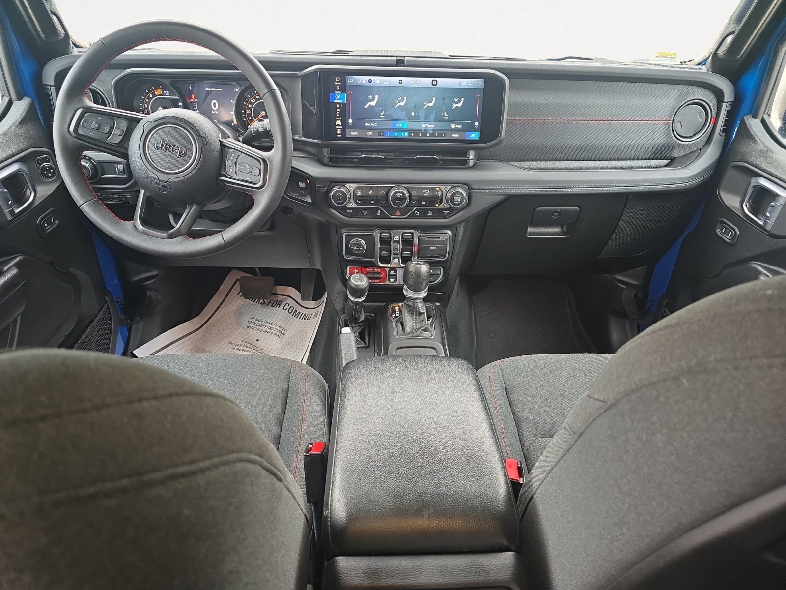 Used 2024 Hydro Blue Pearlcoat Jeep Rubicon image 3