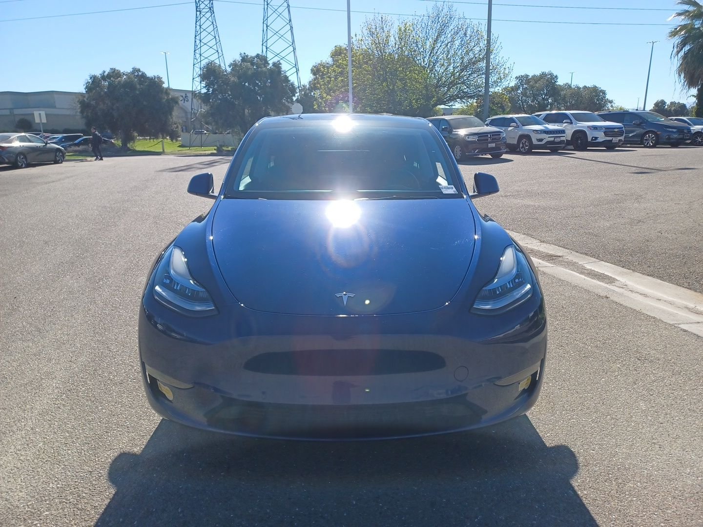 Used 2022 Tesla Model Y Long Range with VIN 7SAYGDEE3NF453843 for sale in Tracy, CA