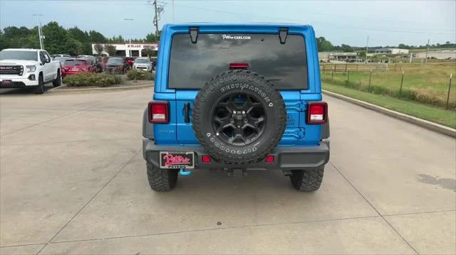 New 2023 Hydro Blue Pearl-Coat Exterior Paint Jeep Willys 4xe image 7