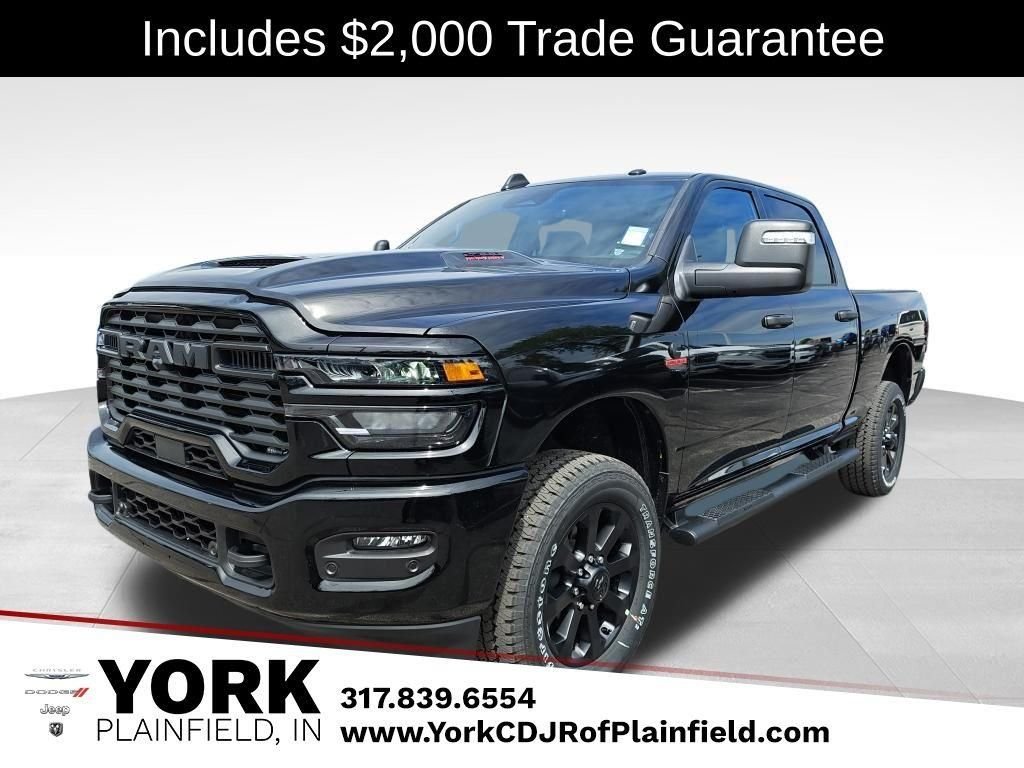 New 2026 Diamond Black Crystal Pearl-Coat Exterior Paint RAM Tradesman image 1