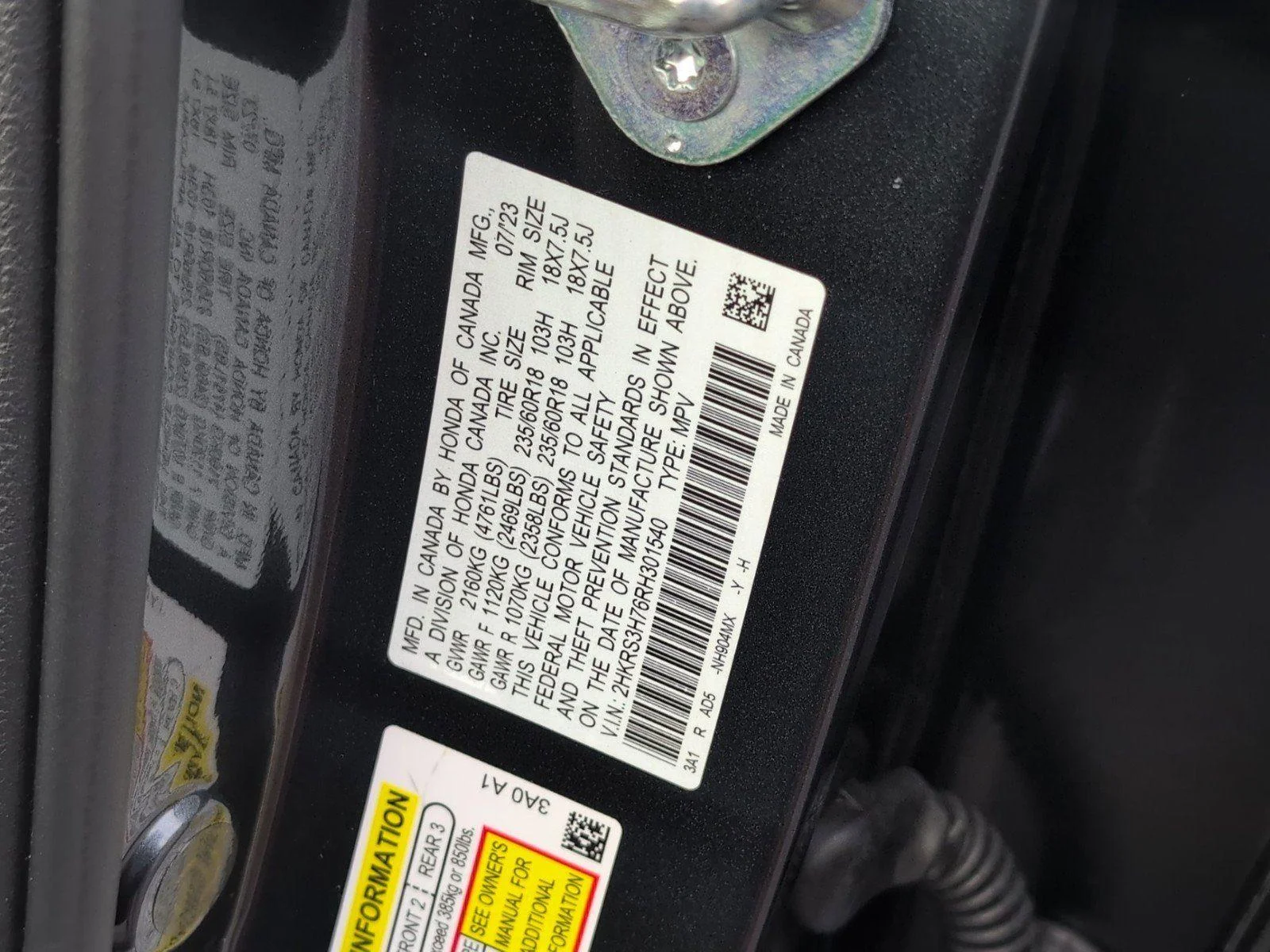 Used 2024 Meteorite Gray Metallic Honda EX-L image 11