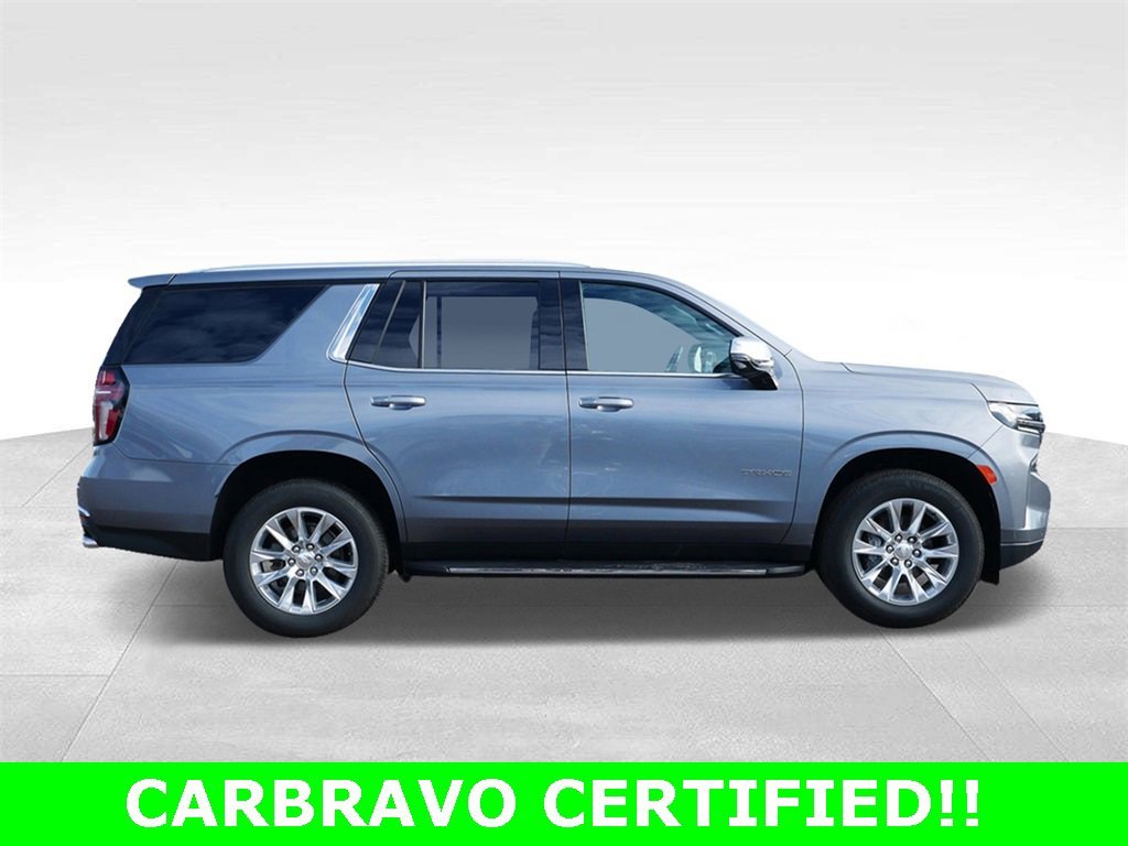 Certified 2021 Chevrolet Tahoe Premier with VIN 1GNSKSKD7MR348773 for sale in Inver Grove Heights, Minnesota