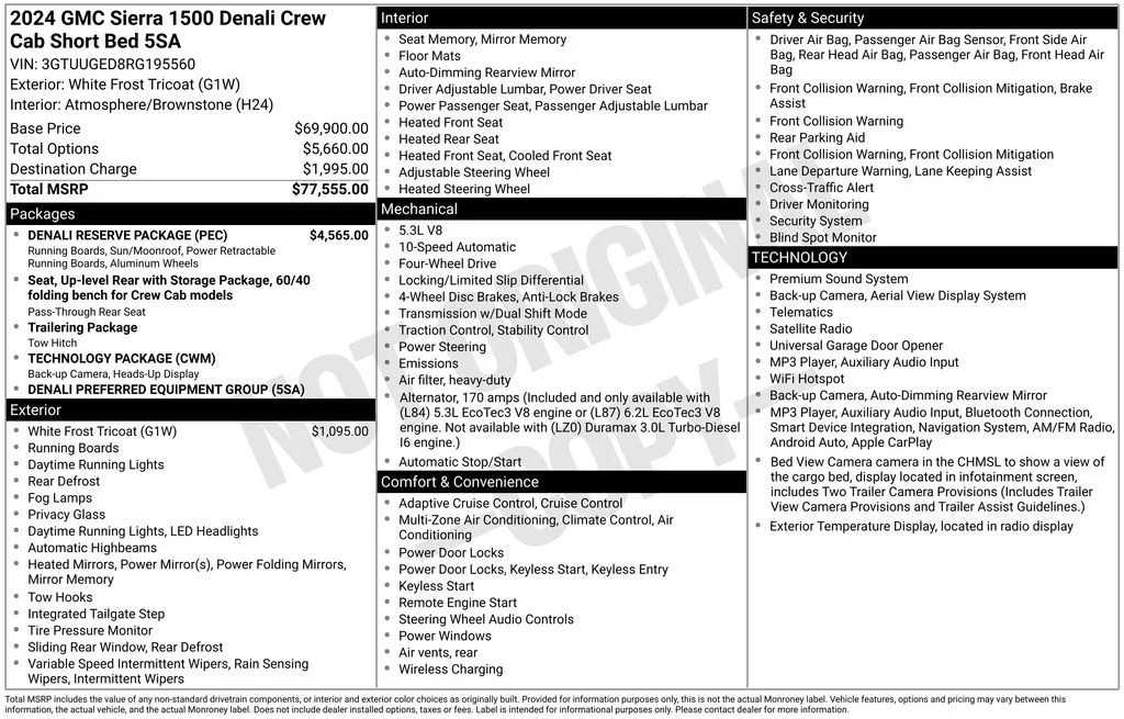 Used 2024 White GMC Denali image 42