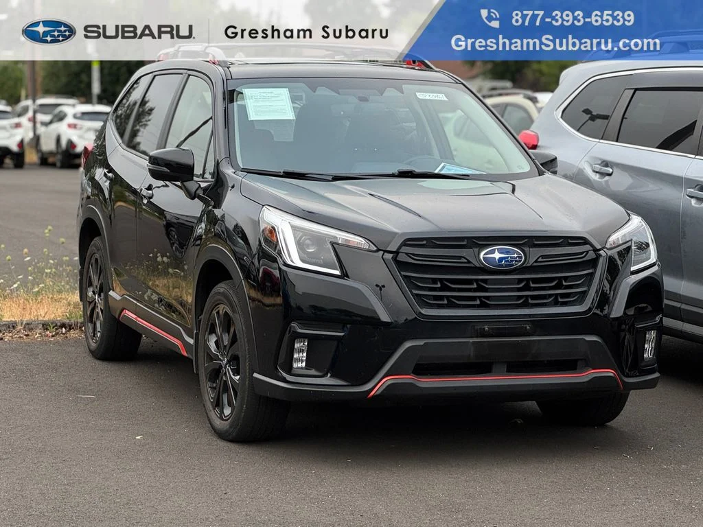 Used 2024 Crystal Black Silica Subaru Sport image 1