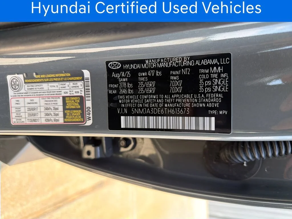 Certified Pre-Owned 2026 Hyundai Tucson SE