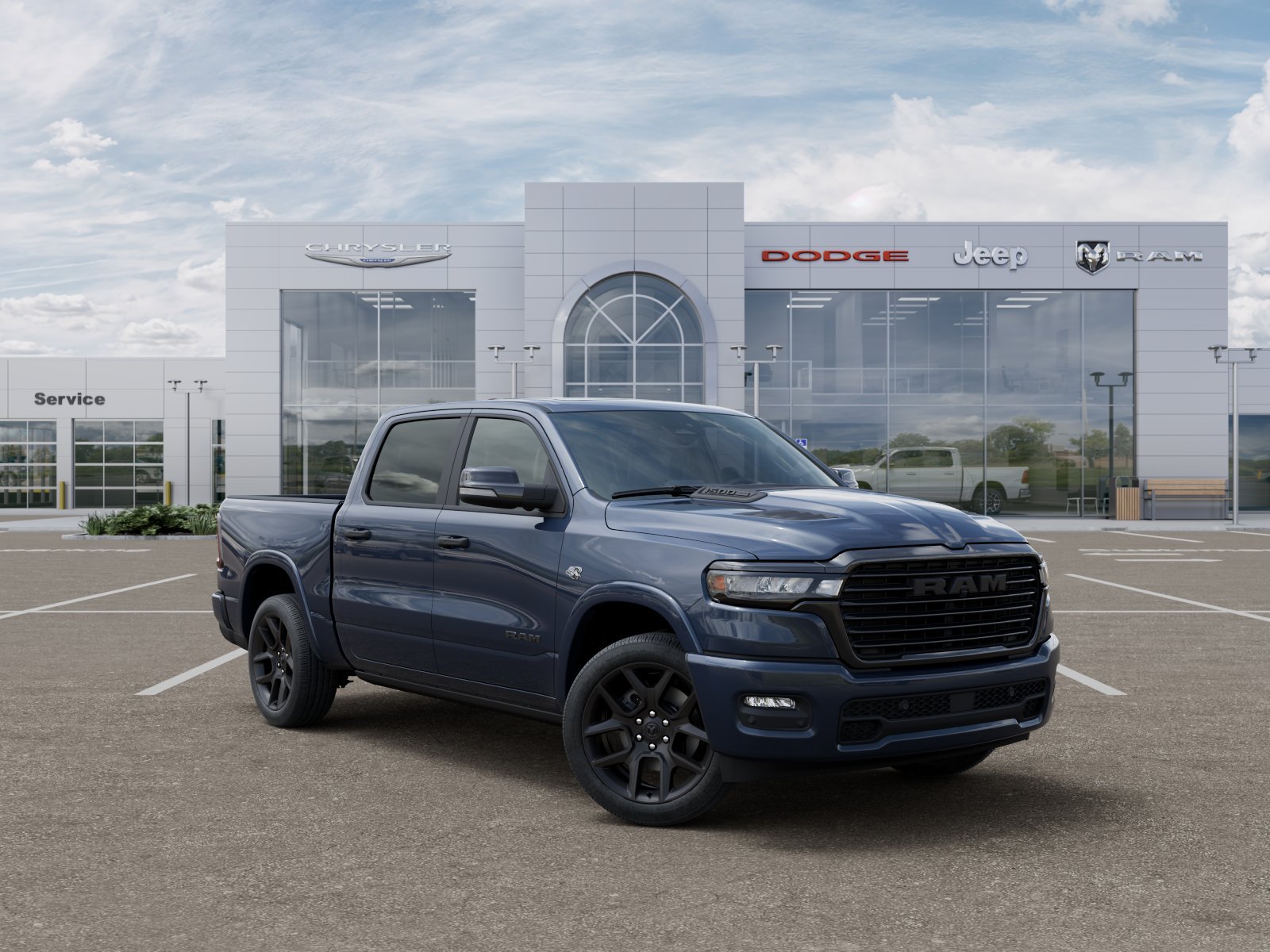 New 2026 Blue Metallic RAM Laramie image 31