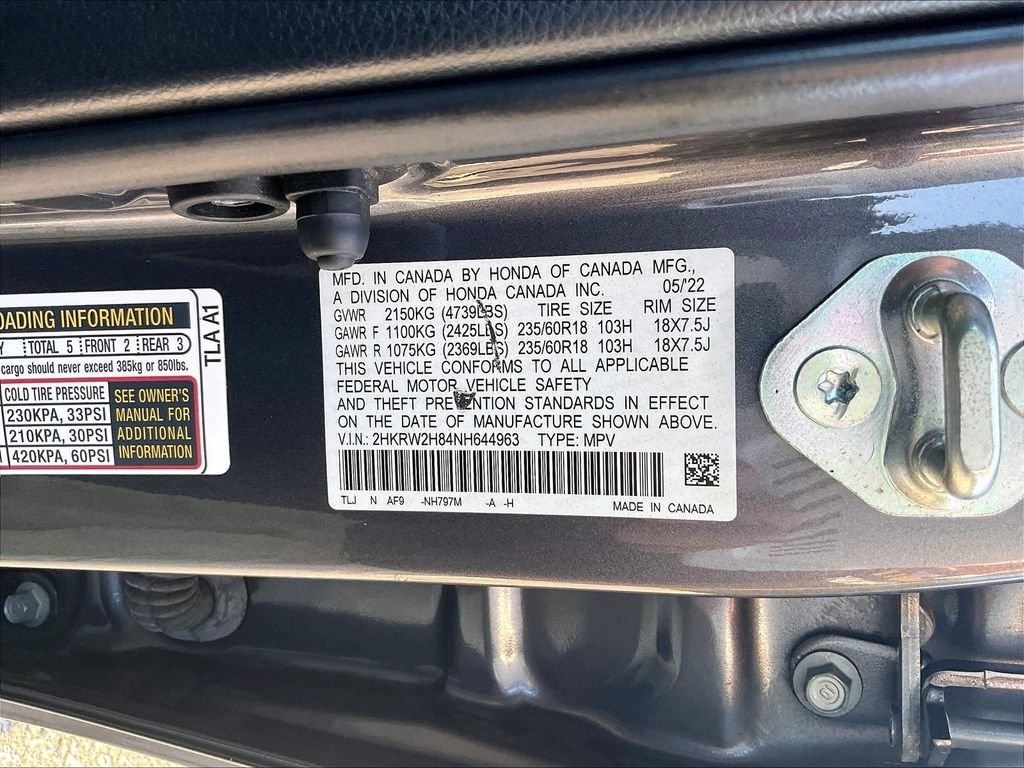 Used 2022 Gray Honda EX-L image 35