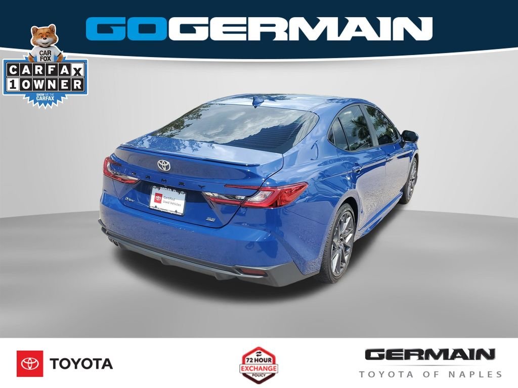 Certified Used 2025 Blue Toyota SE image 9