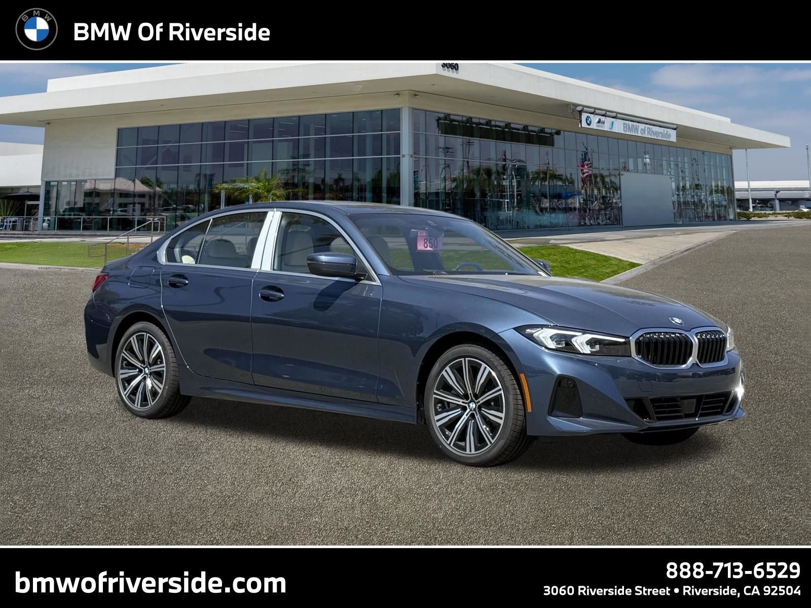 New 2026 Arctic Race Blue Metallic BMW 330i image 1