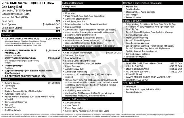 Certified Used 2026 Onyx Black GMC SLE DRW image 41