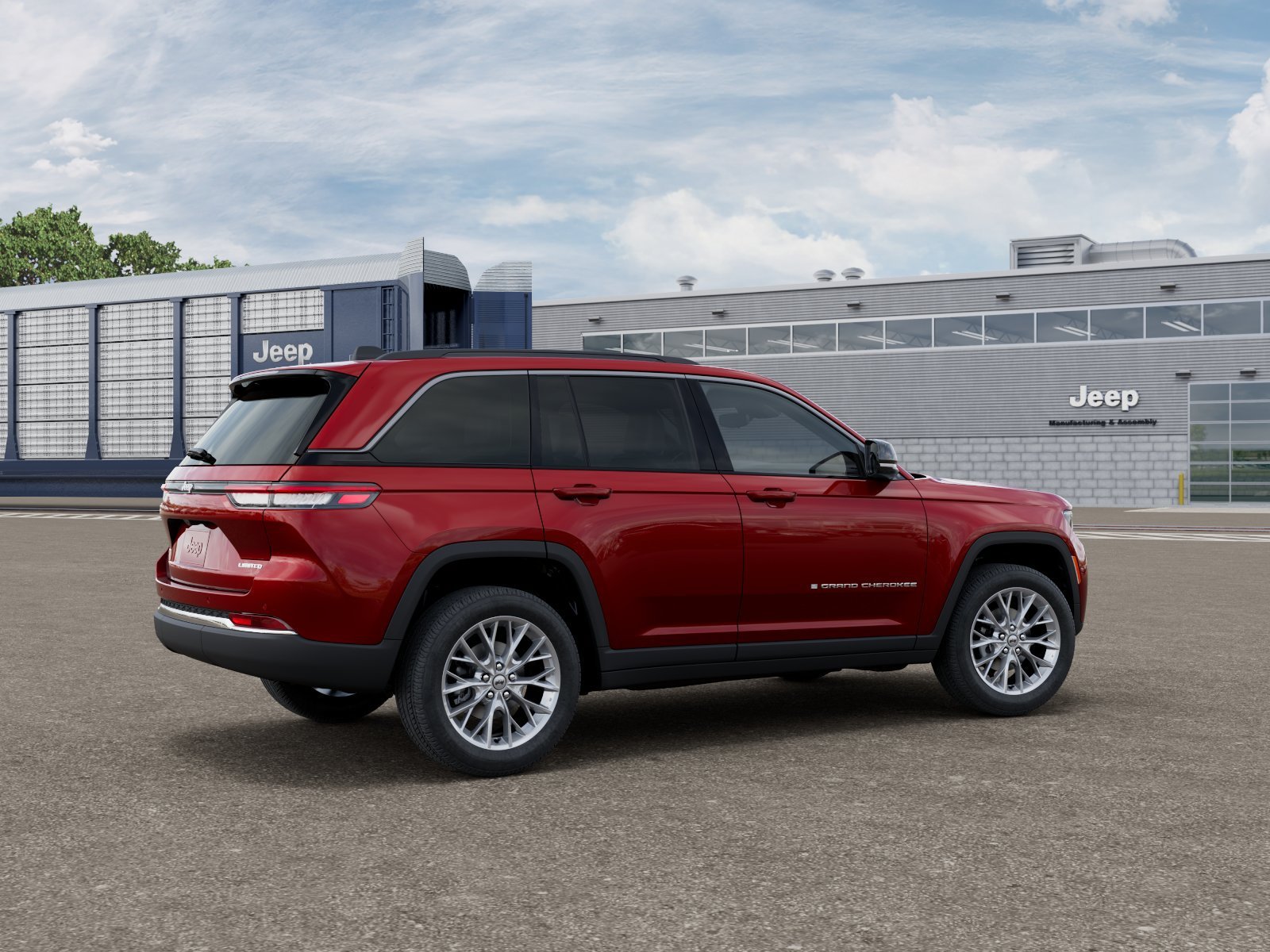 New 2027 Red Hot Pearlcoat Jeep Limited image 4
