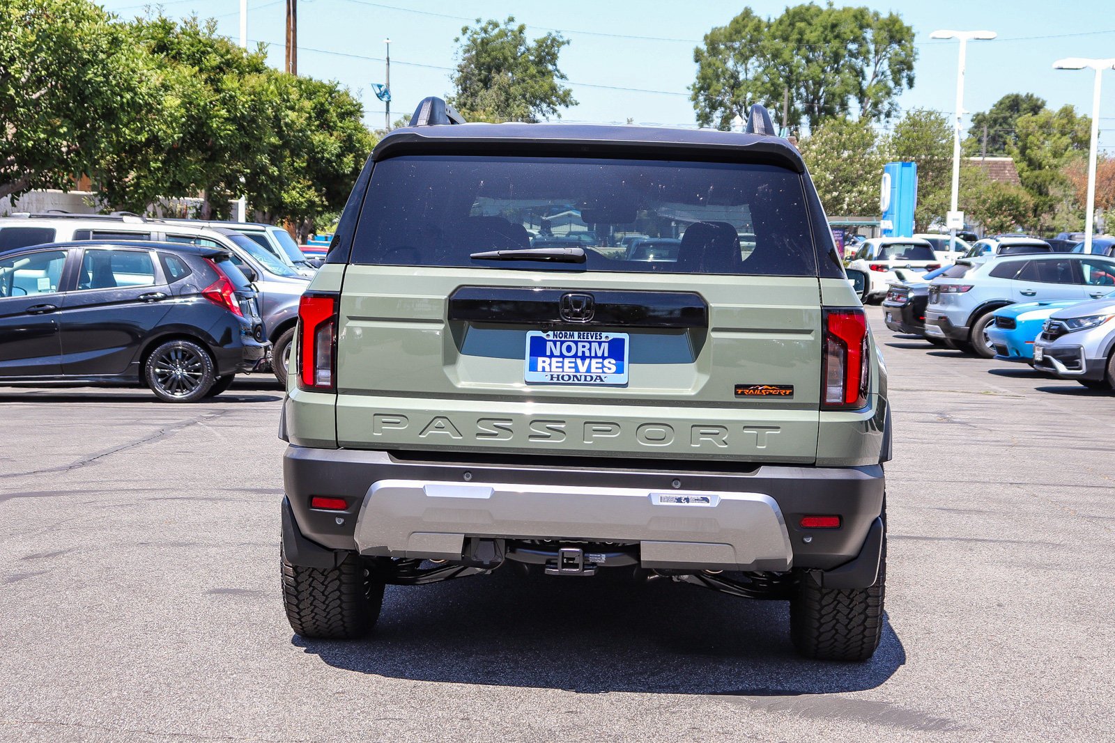 New 2026 Ash Green Metallic Honda TrailSport Elite Blackout AWD image 10