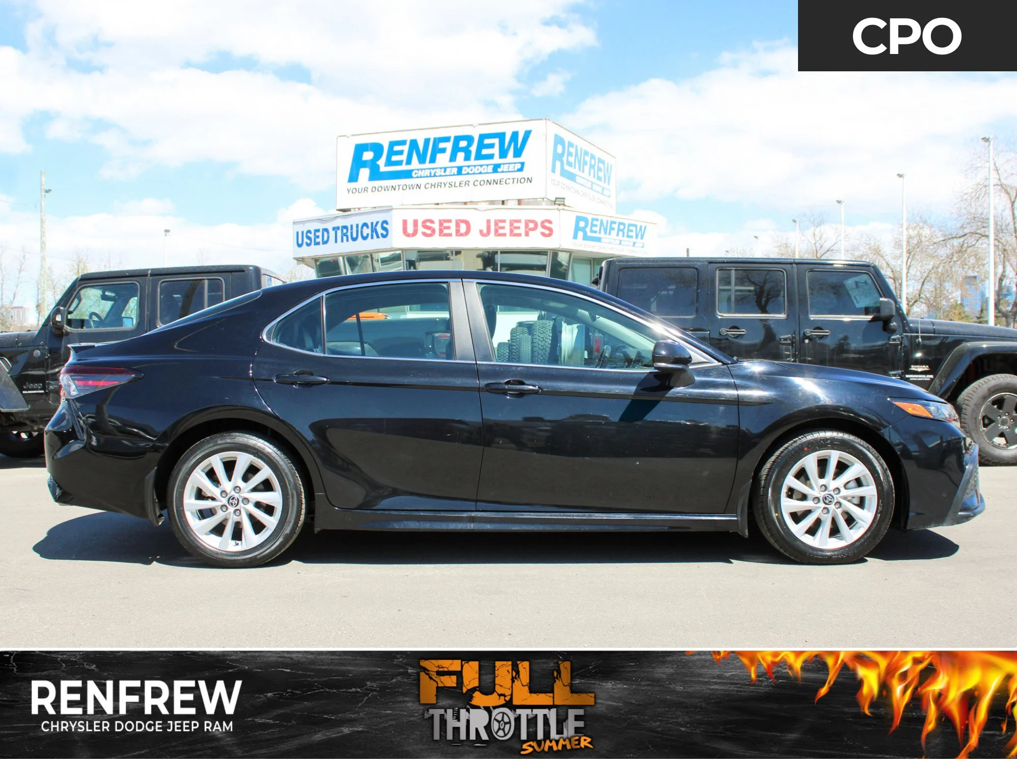 Certified Used 2023 Black Toyota SE * Heated Leather Seats | Apple CarPlay | Adaptive Cruise | Backup Camera image 1