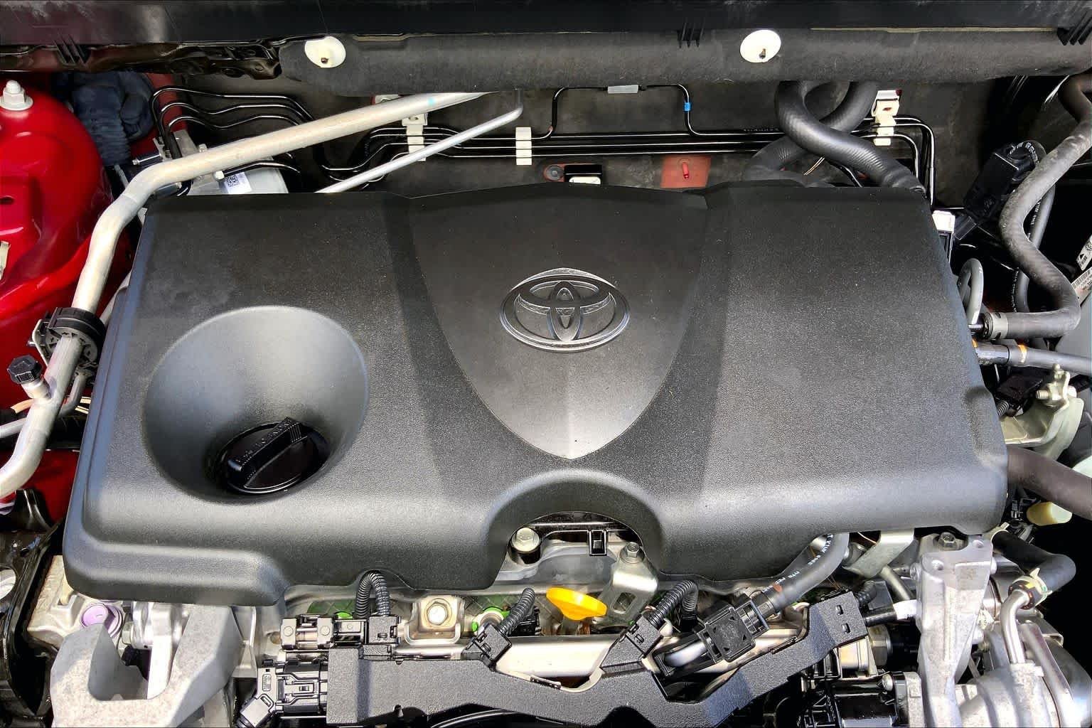 Used 2021 Ruby Flare Pearl Toyota LE image 32