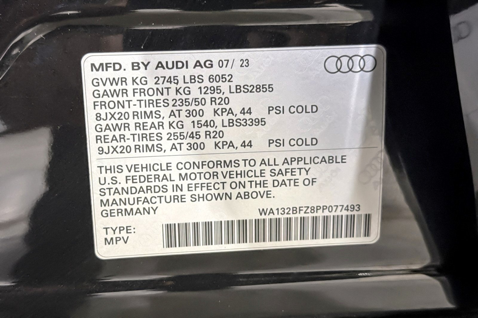 Certified Used 2023 Mythos Black Metallic Audi Premium Plus 50 quattro image 26