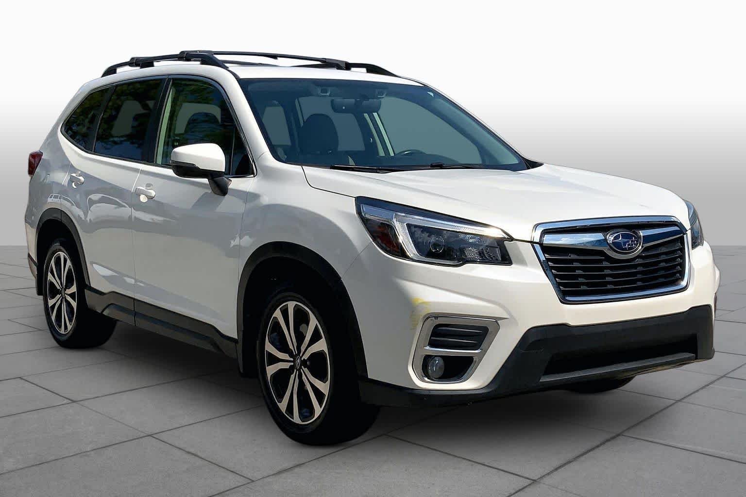 Used 2021 Crystal White Pearl Subaru Limited image 3