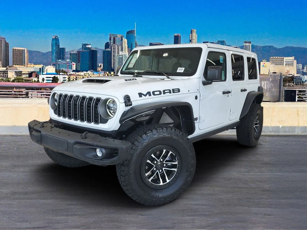 New 2026 Bright White Clear-Coat Exterior Paint Jeep Moab 392 image 2