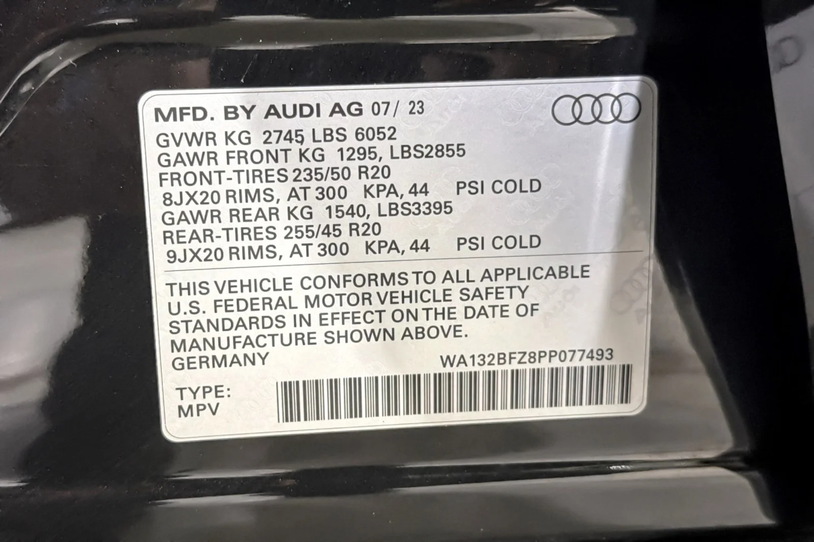Certified Used 2023 Mythos Black Metallic Audi Premium Plus 50 quattro image 26