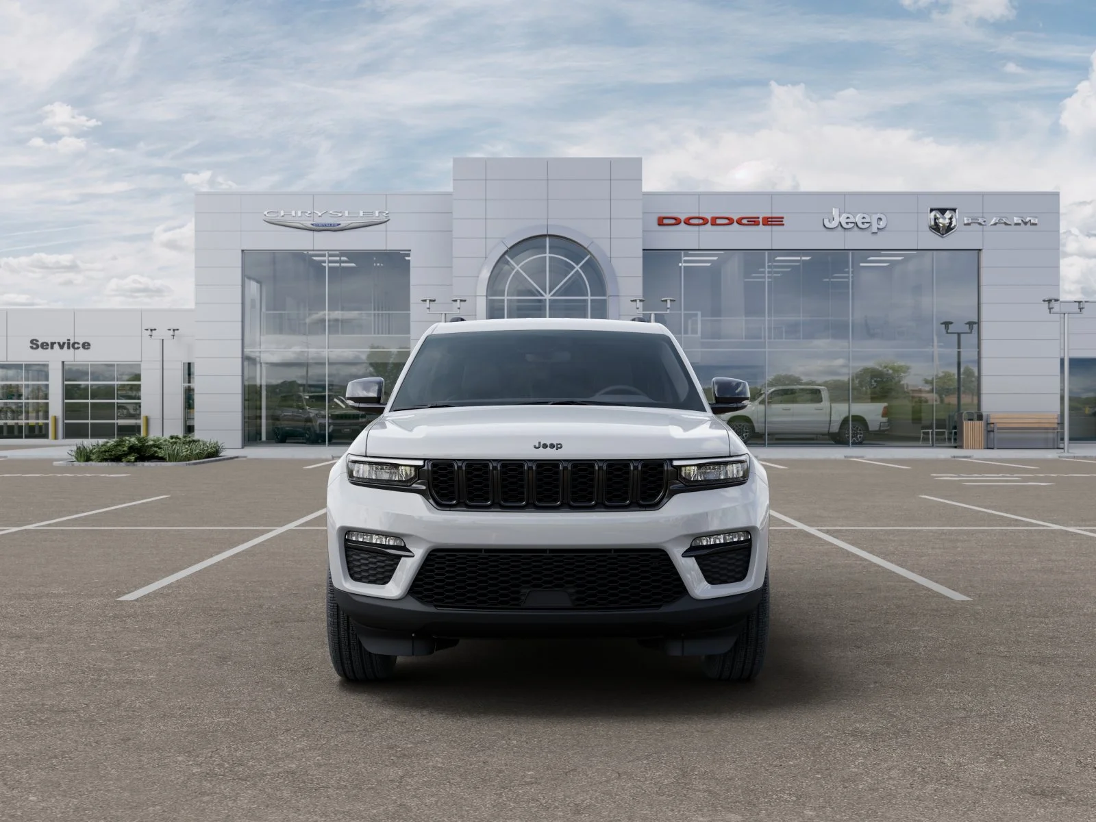 New 2025 Bright White Clear-Coat Exterior Paint Jeep Limited image 33