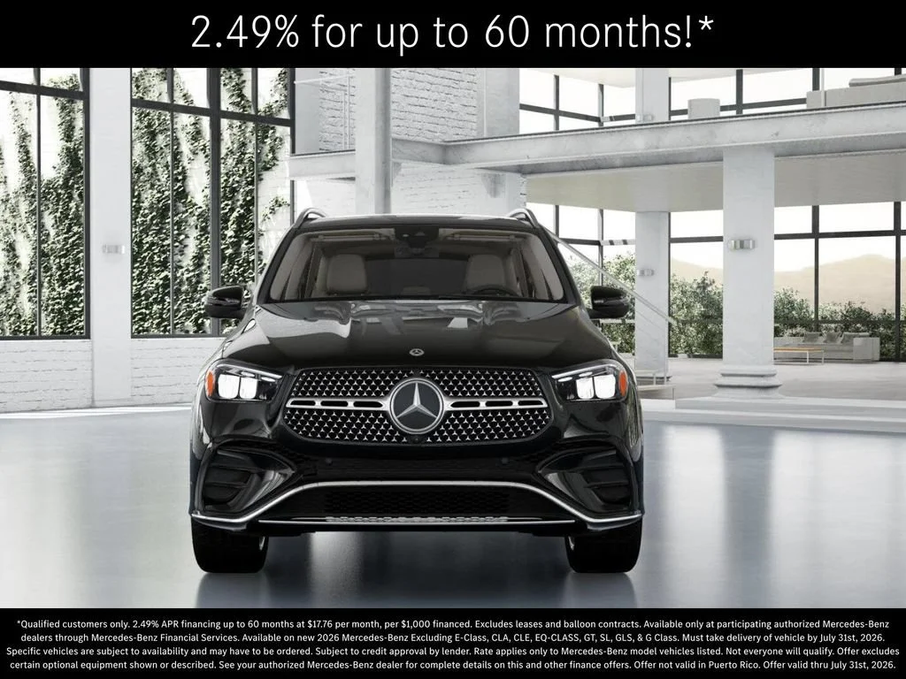 New 2026 Obsidian Black Metallic Mercedes-Benz GLE 450 image 7