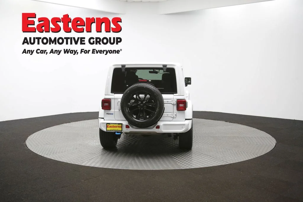 Used 2021 White Jeep Unlimited Sahara High Altitude 4xe image 38