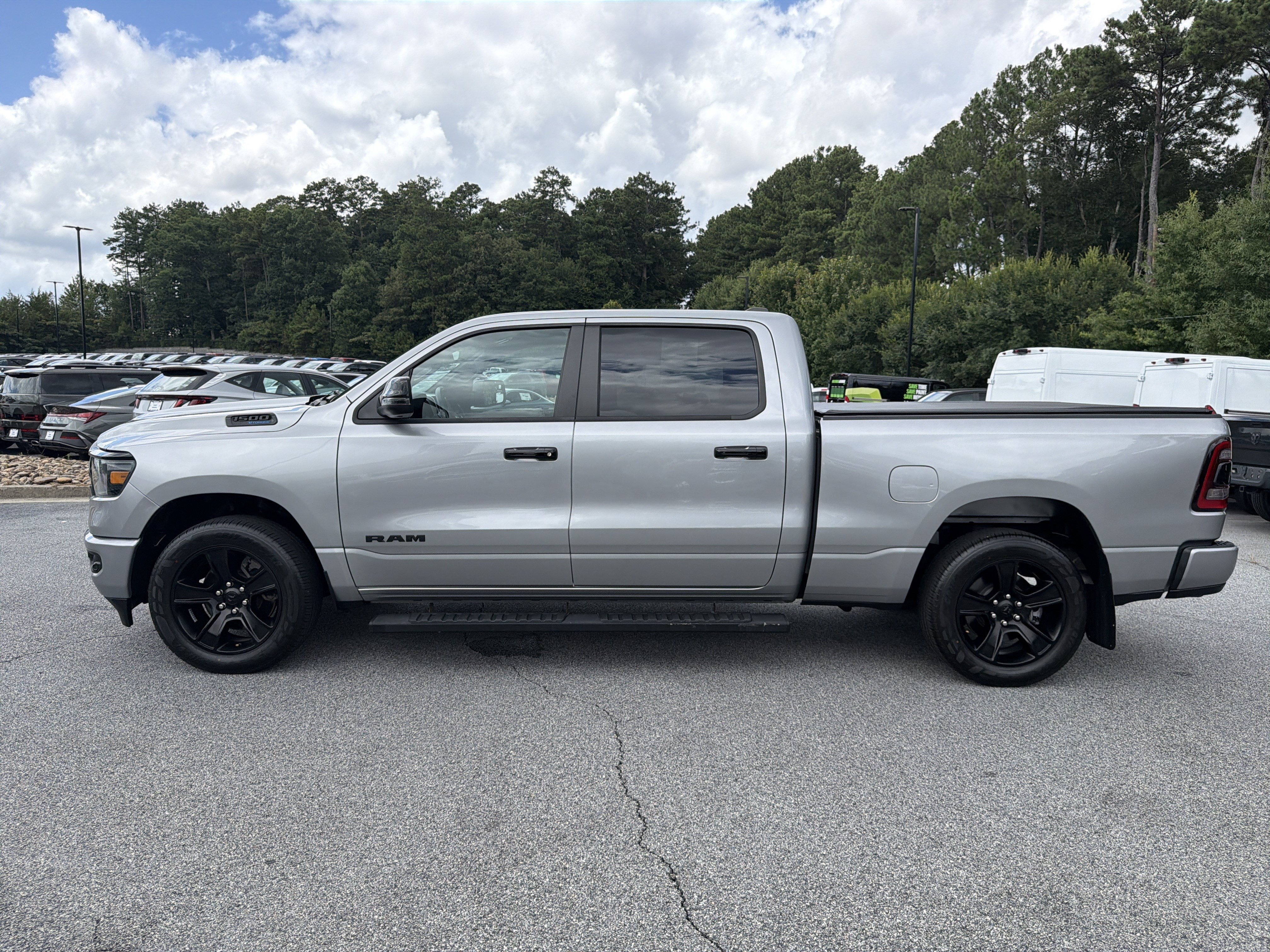 Used 2023 Billet Silver Metallic Clearcoat Ram Big Horn image 4