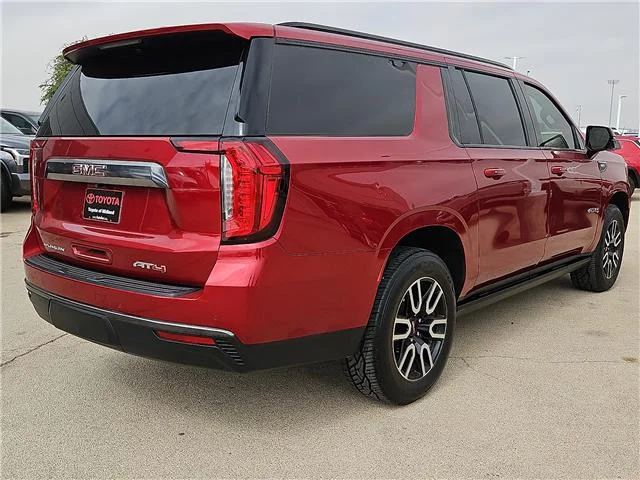 Used 2021 Cayenne Red Tintcoat GMC AT4 4x4 image 3