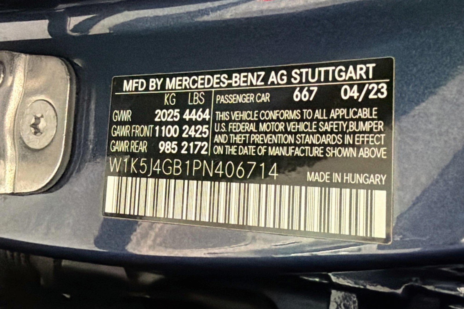 Certified Used 2023 Denim Blue Metallic Mercedes-Benz 250 image 27