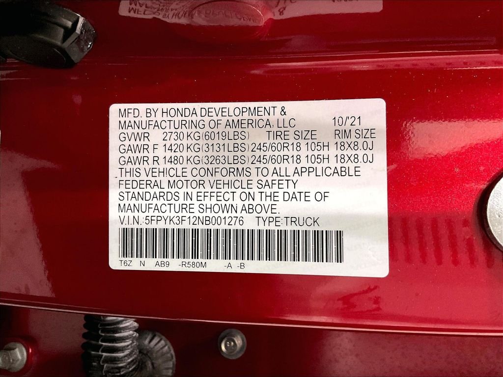 Used 2022 Red Honda Sport image 35