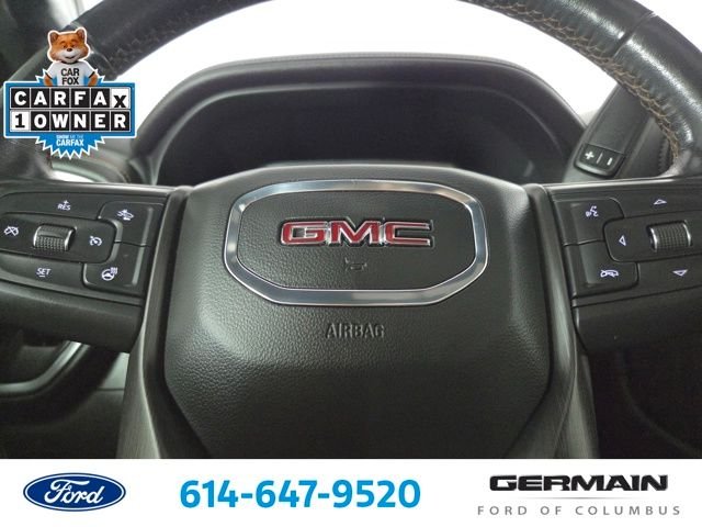 Used 2021 Satin Steel Metallic GMC AT4 image 23