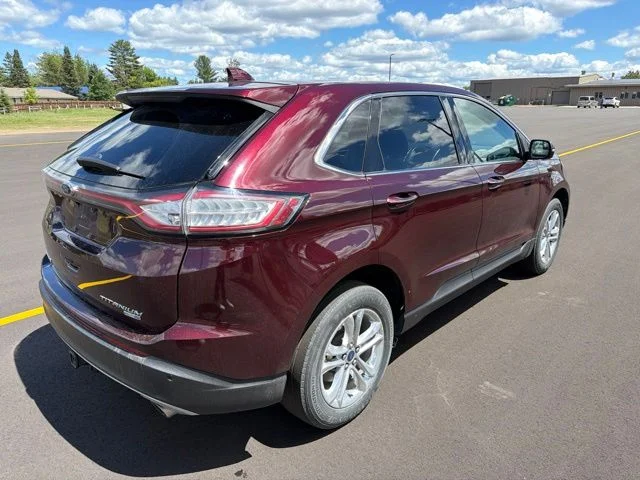 Used 2018 Burgundy Velvet Metallic Tinted Clearcoat Ford Titanium image 5