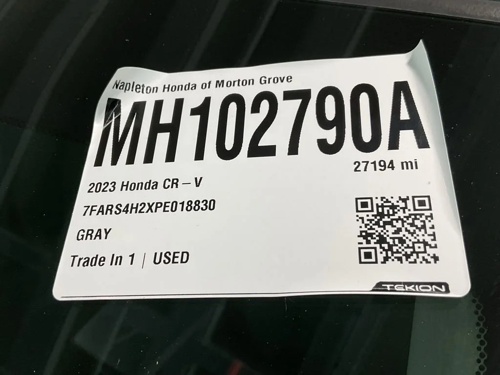 Certified Used 2023 Meteorite Gray Metallic Honda 1.5T AWD LX image 72