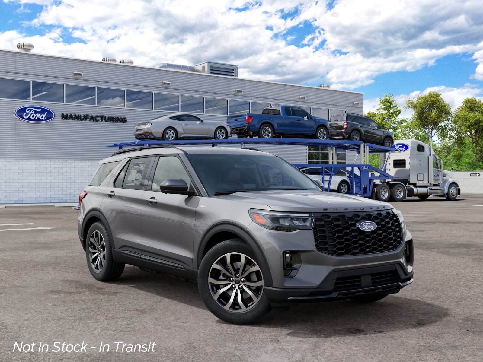 New 2027 Carbonized Gray Metallic Ford ST-Line image 4