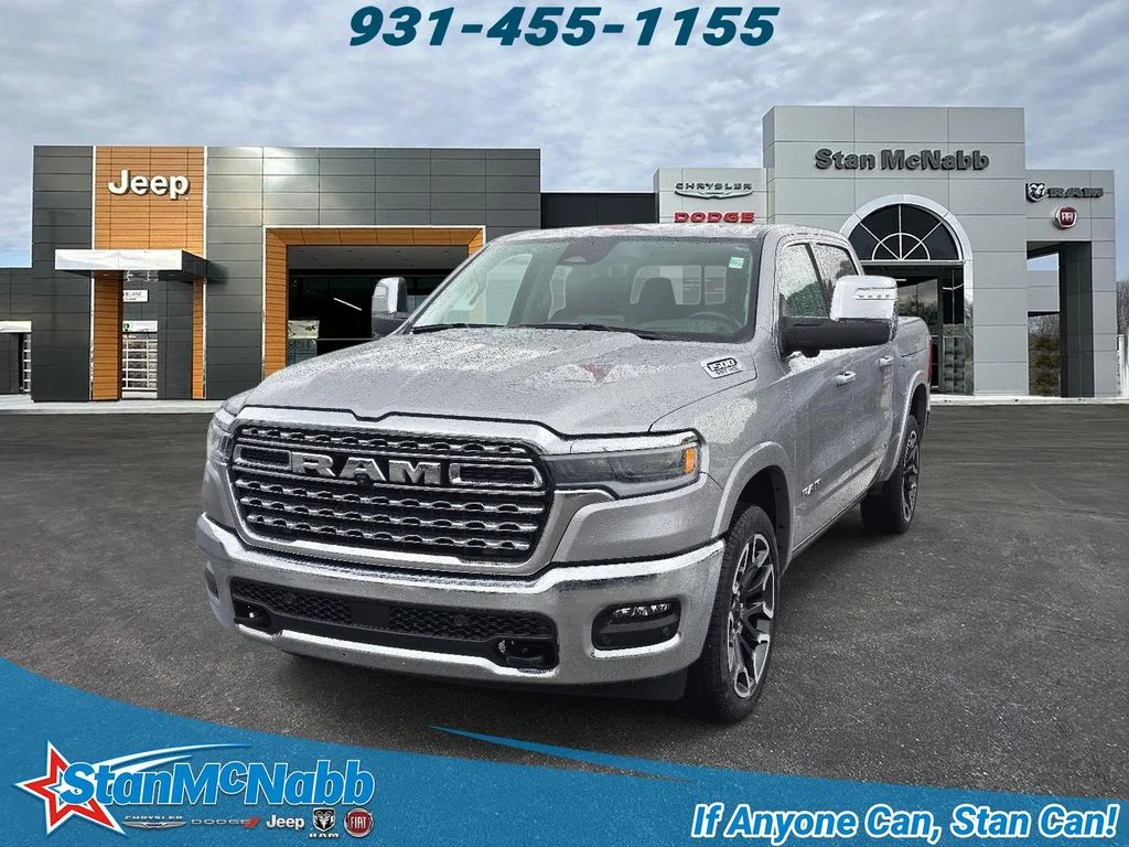 Used 2025 Billet Silver Metallic Clearcoat Ram Longhorn image 1