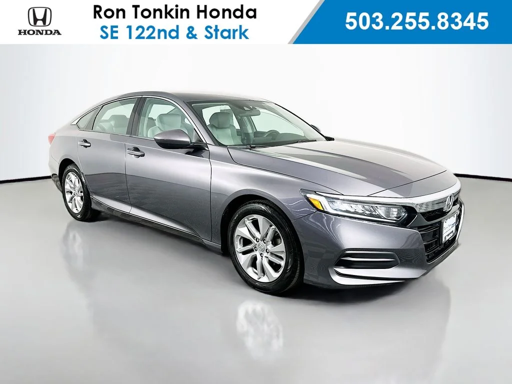 Used 2018 Lunar Silver Metallic Honda LX image 1