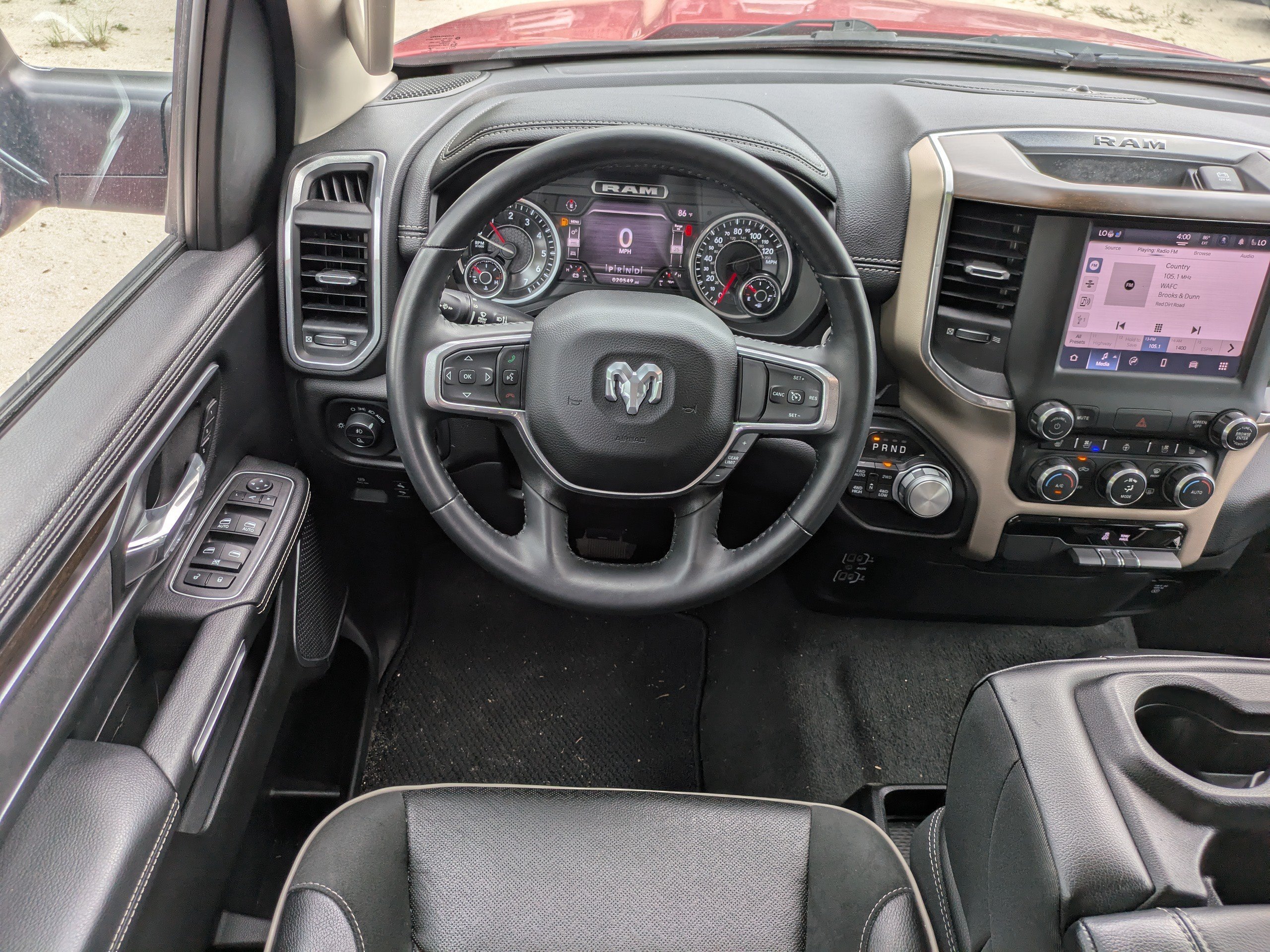 Used 2022 Flame Red Clearcoat Ram Laramie image 14