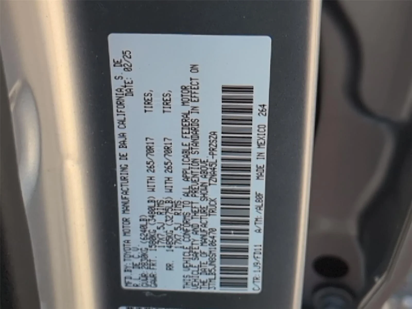 Used 2025 Celestial Silver Metallic Toyota TRD Off-Road image 15