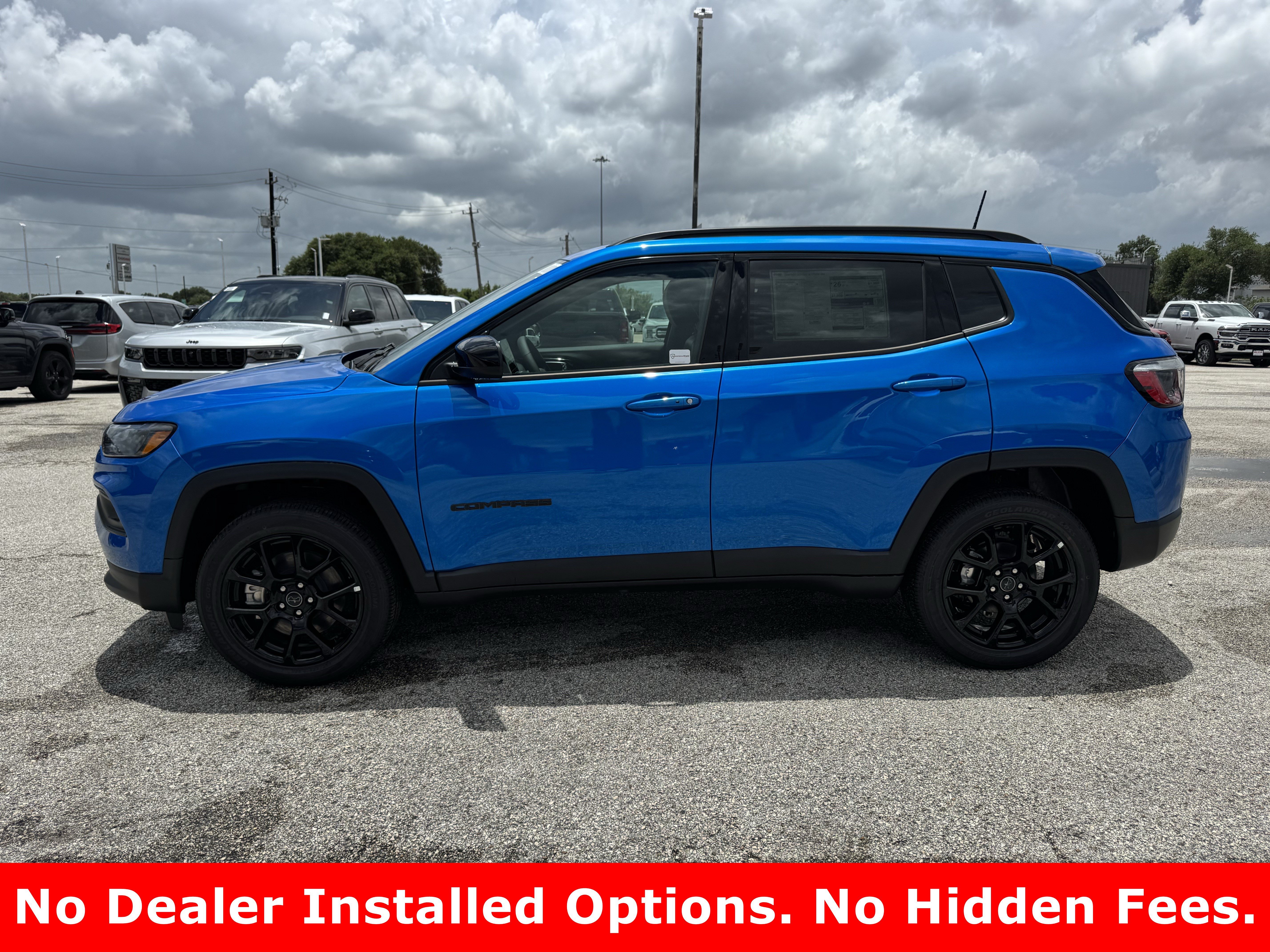 New 2026 Hydro Blue Pearl-Coat Exterior Paint Jeep Latitude Altitude image 4