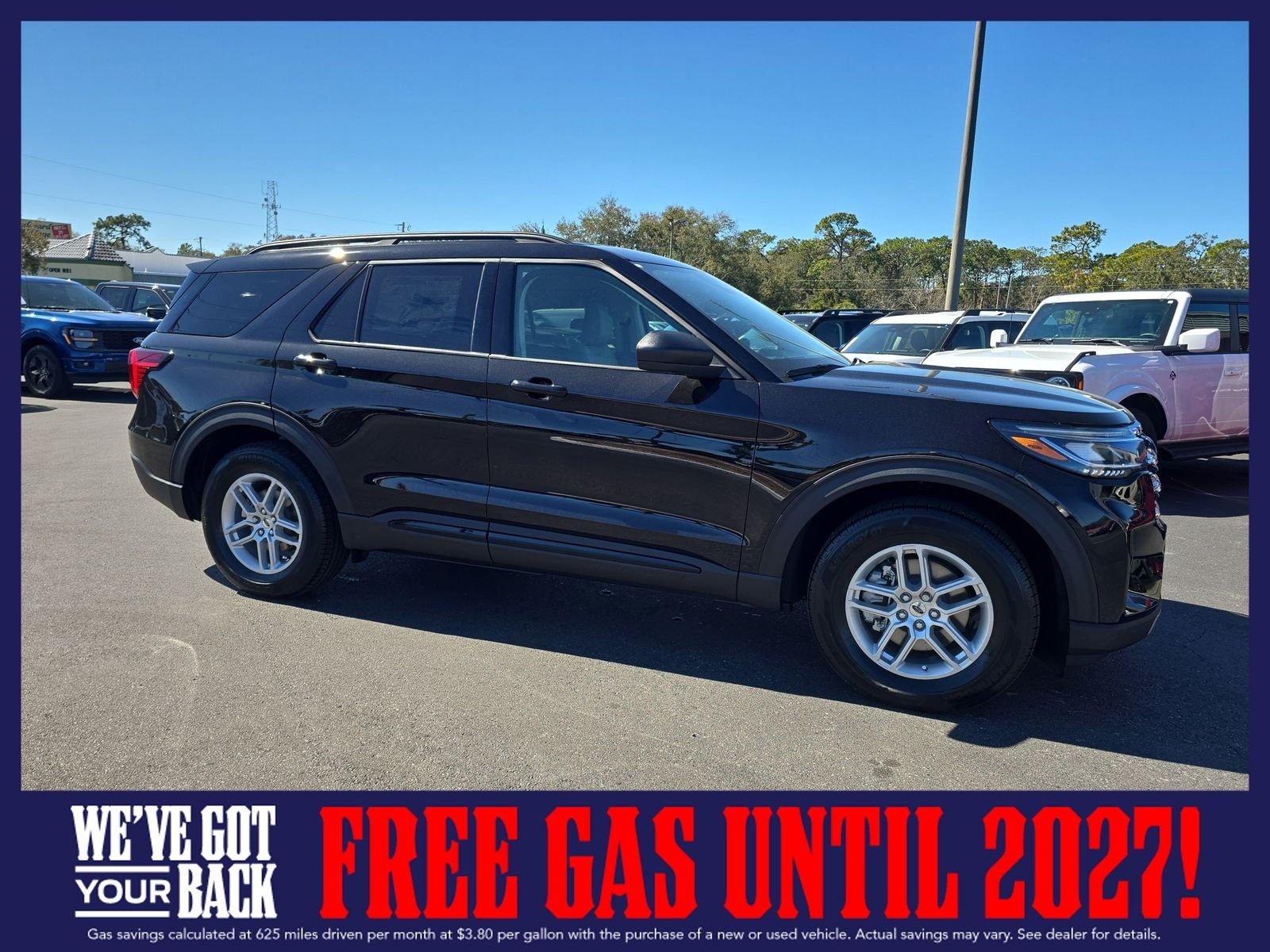New 2026 Agate Black Metallic Ford Active image 2
