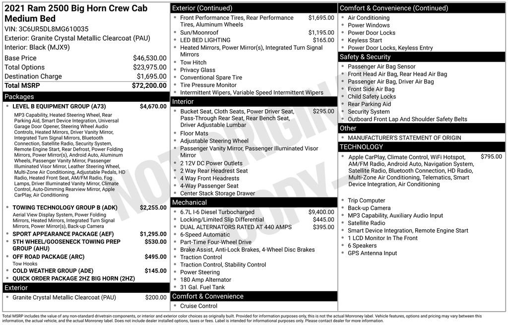 Used 2021 Gray Ram Big Horn image 9