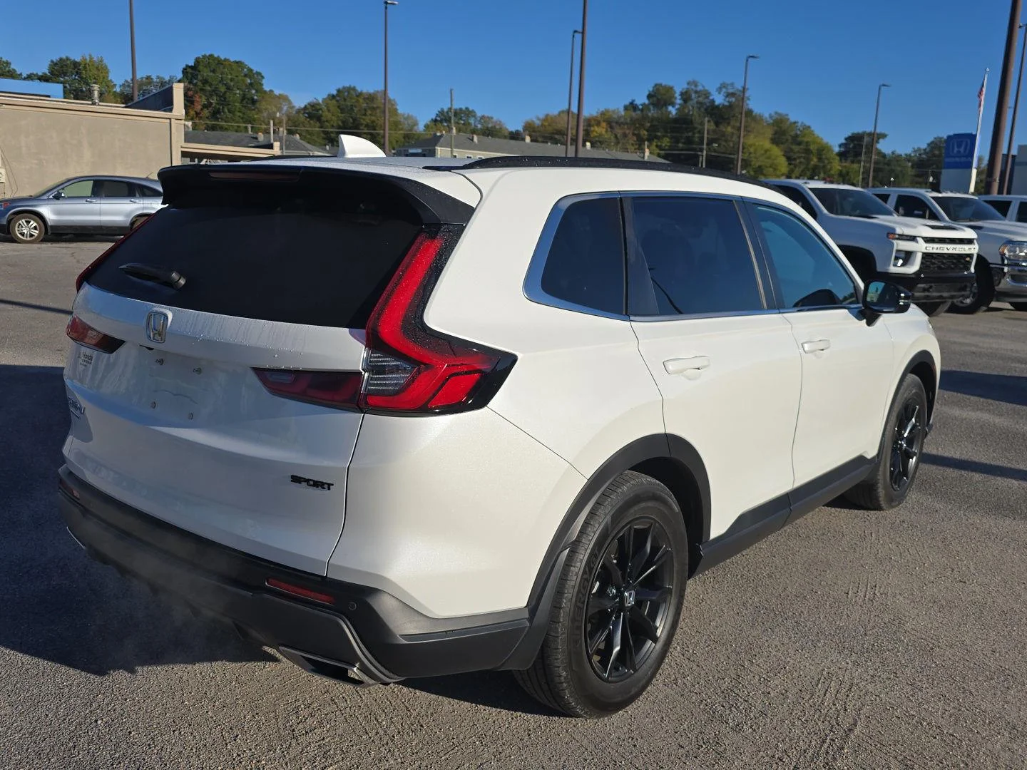 Used 2024 Platinum White Pearl Honda Sport-L image 3