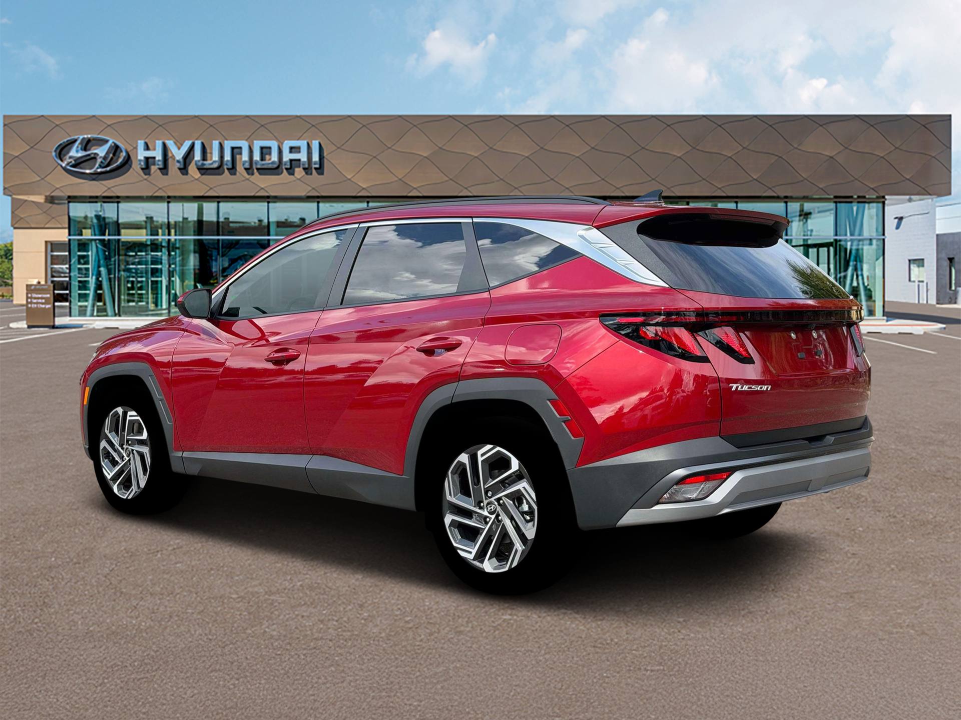 New 2026 Ultimate Red Hyundai SEL Plus AWD image 4