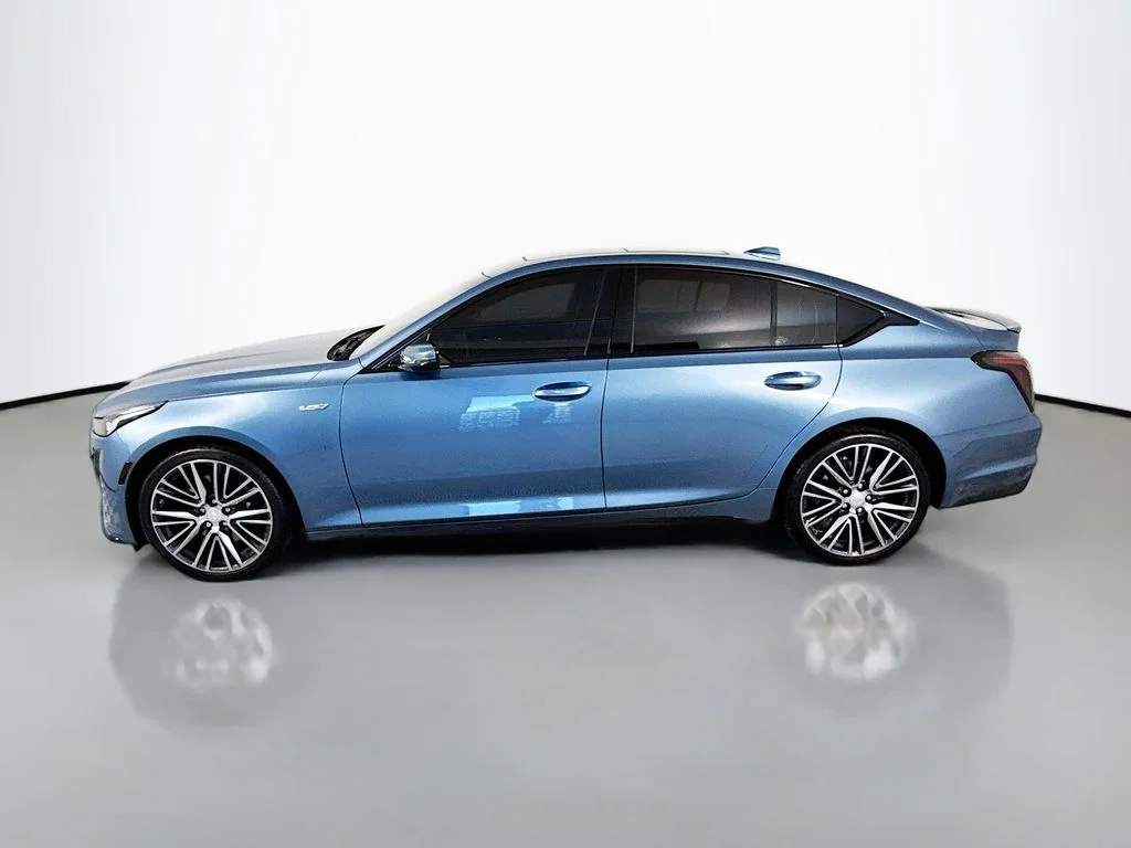 Used 2023 Steel Metallic Cadillac V-Series image 2