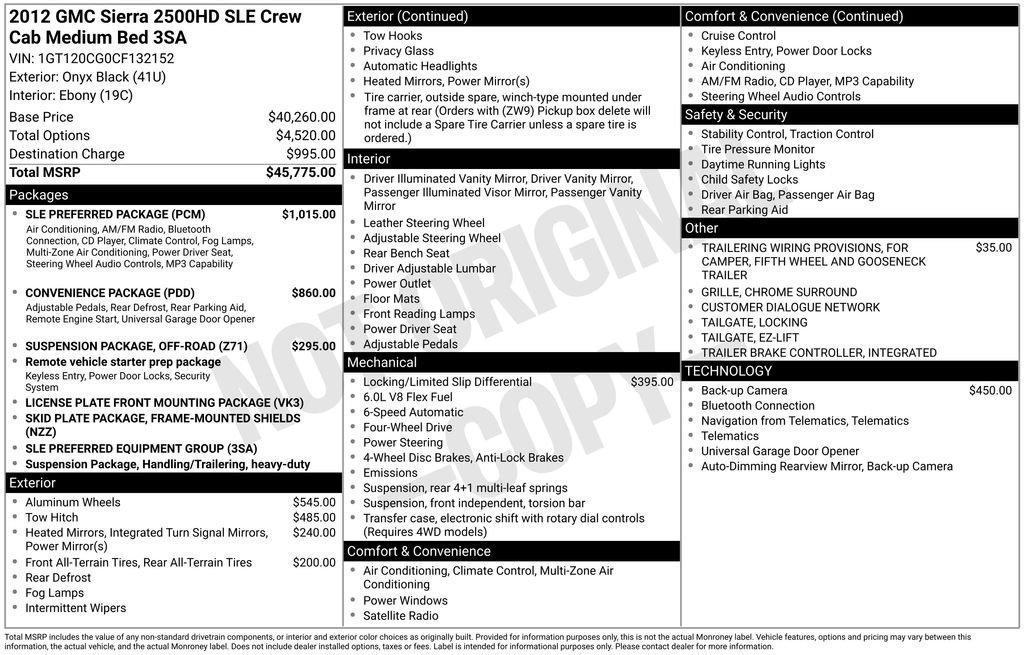 Used 2012 Black GMC SLE image 4