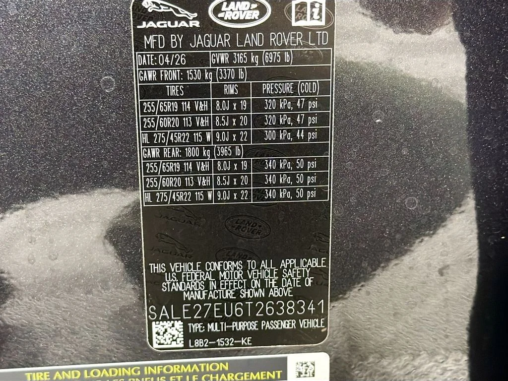 New 2026 Carpathian Grey Land Rover X-Dynamic SE image 34
