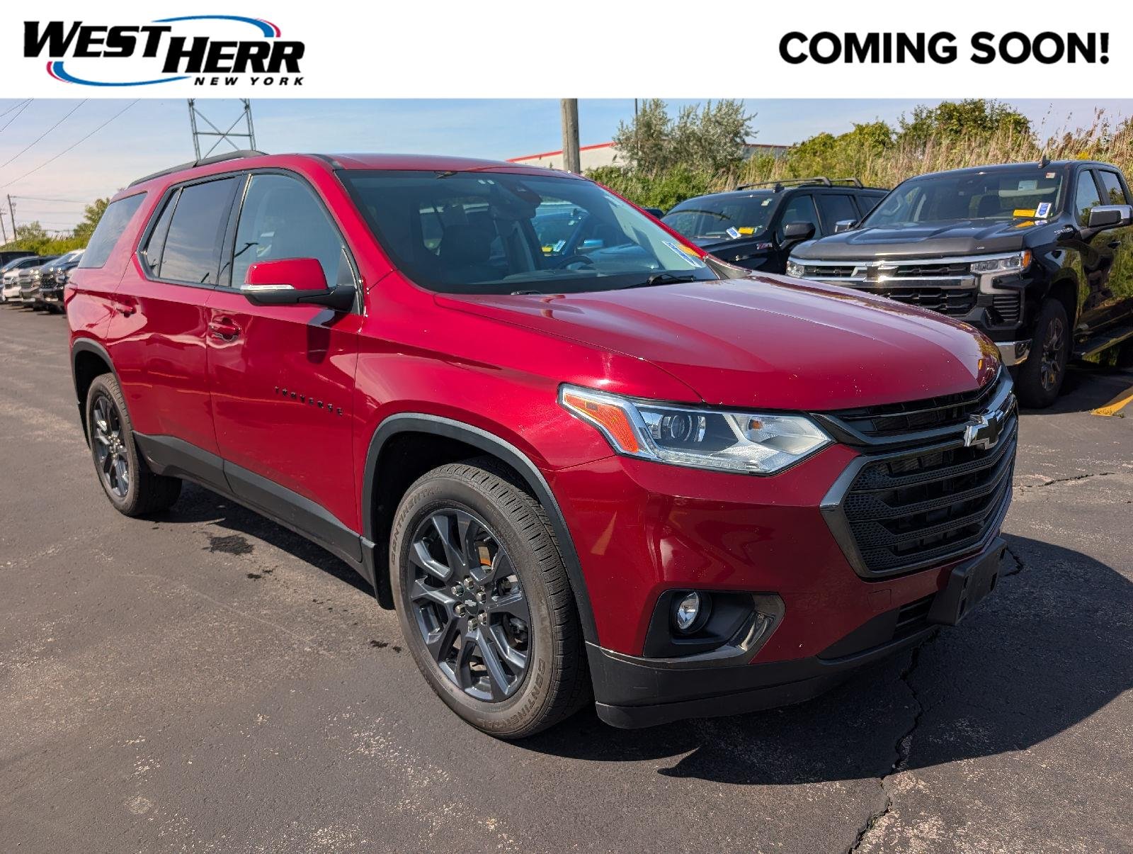 Used 2021 Cajun Red Tintcoat Chevrolet RS image 1
