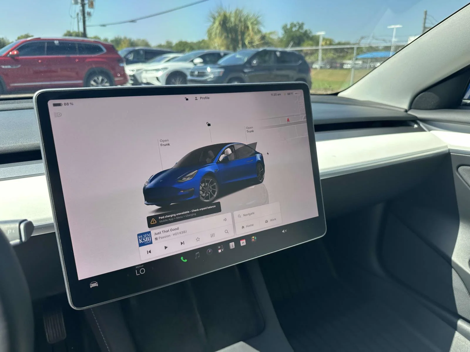 Used 2022 Blue Tesla RWD image 17