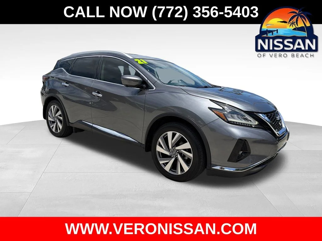 Used 2021 Gray Nissan SL image 1