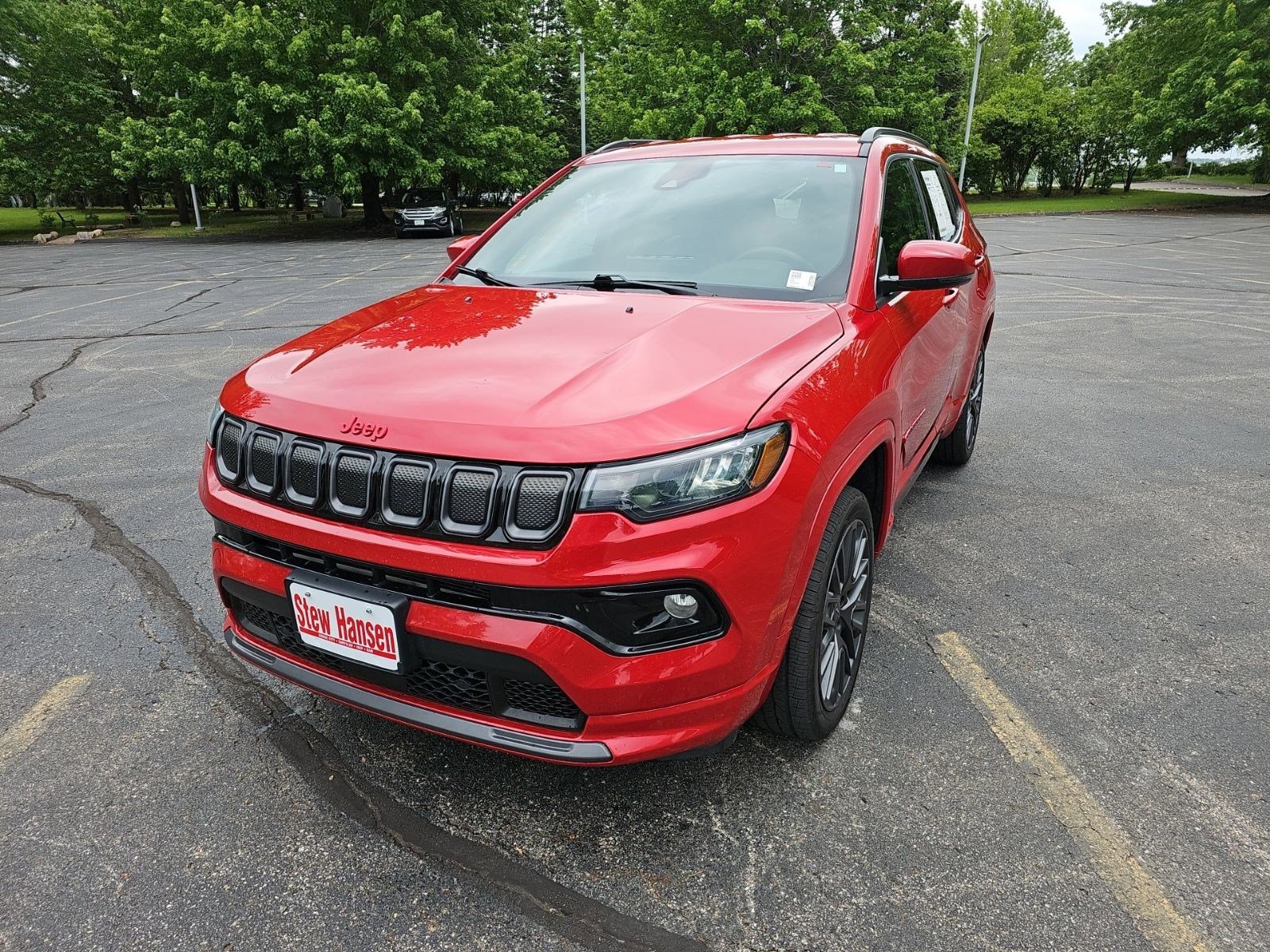Certified Used 2022 Redline Pearlcoat Jeep (RED) Edition image 2
