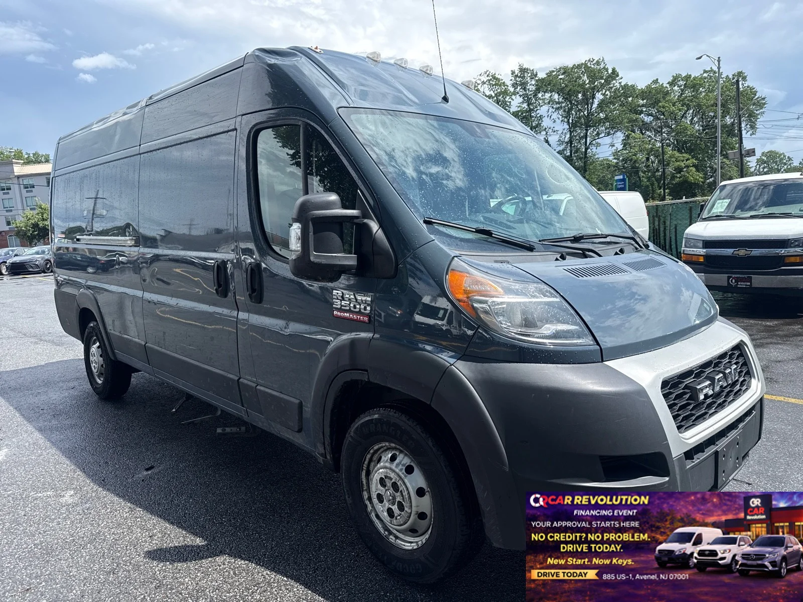 Used 2020 Patriot Blue Pearlcoat Ram High Roof 3500 159